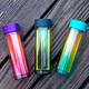 
Lock Lock Star Diamond Double Glass Water Cup Heat-resistant and Anti-scalding Summer Color Gradient With Tea Net Creative Portable Cup LLG653 LLG655 Pink Gradient 350ml