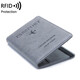 Hvada Passport Clip de voyage Document de rangement Sac de rangement Passeport Protection de protection Antift Air Ticket Clip Study à l'étranger Passeport Passport Passport Sac de rangement [RFID Antift] Black