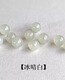 JIN YU LAN XIANG natural Hetian jade loose beads mutton fat white jade round beads seed material jade bracelet bracelet mutton fat white jade 6mm 1 piece