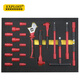 Cat opening plum blossom T-shaped ratchet wrench socket pliers screwdriver electrician scissors 1000V insulated electrician tool set 22pc ratchet wrench set 091038
