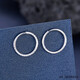 Haibaolou PT950 platinum earrings for women, fashionable and simple platinum earrings, New Year's Day gift for girlfriend and best friend, side car flower 1.33, with certificate, supports inspection, if you get a fake one, you will get three for free