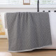Gold bath towel men's dark AB double-sided double-layer gauze household cotton absorbent towel pure cotton soft and not easy to shed lint bath towel - gray