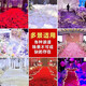 Reputation-free artificial rose fake petals knot wedding confession decoration hand-sprinkled flowers proposal petal rain wedding room decoration supplies big red petals (1000 pieces)