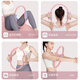 Pilates Pilates Circle Widerstand rund den inneren Oberschenkel Widerstand um vier Gliedmaßen Widerstand rund Yoga Beckenbodenmuskeltraining Gerät Weibliche alte Mann Blau