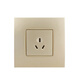XMSJ switch socket panel steel frame is made of Yipin Gold, one open, two open, light open, three holes, 16A package, one open, double control with wire au13553pg