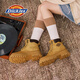 Dickies Martin Boots Femme 2025 Nouveau style britannique Boots Single Sole épaisse augmentant mince à lacets Boots pour femmes décontractées jaune / femmes 37 235 mm