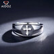 Aido Diamond pt950 platinum cross men's platinum fashion personalized ring with live mouth and adjustable weight 7.0-7.2 grams