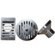 Jenler piscina agua de agua y salida Suministro de agua Desbordamiento de agua SP1424 Los accesorios de baño pueden ajustar la salida de agua de acero inoxidable SP-1022 de 2.0 pulgadas de succión de alcantarillado