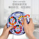 Intelligenzentwicklung für Grundschüler, um Kinder ihr Handy Rubik's Cube Toys niederzulegen, um Spannungsartefakte Kinder-Gehirnleistung Spielzeug 6-Farben-Perlen-Magic Plate Rubik's Cube [Orange] + Green Hamburger Rubik's Cube zu entlasten