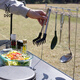 
DOD Japanese outdoor camping barbecue camping chef table TB5-723-BK foldable mobile kitchen picnic truck Khaki TB5-723-TN