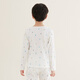 Hongdou Kinderpyjamas Jungen und Mädchen Hauskleidung reine Baumwoll-Langarmhose Anzug Frühling und Sommerauszug Klimaanlage J3271 160