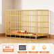 Dog Cage Small Dog Teddy Indoor Cat Cage with Toilet Medium Dog Corgi Bichon Home Large Pet Kennel Bold Gold-Exclusive Package L-Large with Toilet 71*51*61cm Suitable for 30Jin Jin equals 0.5kg Inner Pet