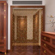 Xiangshangge crystal bead curtain peach wood gourd no punching bedroom door curtain bathroom toilet entrance aisle partition living room hanging curtain 25 arcs (suitable for 0.8-1 meter wide)