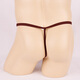
Ye Zimei Men's sexy underwear Men's ultra-thin transparent lace seductive thong sexy underwear perspective T-pants 4086 Coffee color All size