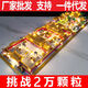 Forbidden City building blocks Chinese style ancient building Forbidden City three-in-one high-difficulty huge assembly toys Large Great Wall three-in-one 13822+acrylic lamps