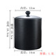 Huili stainless steel bag leather ice bucket hotel red wine bucket golden ice separated by ice cubes double-layer bar KTV ice wine bucket black