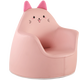 lamami children's sofa baby baby cartoon high elastic sponge leather girl princess seat learning chair lamomi701 cocoa meow Plus (3~12 years old) sponge 51cm