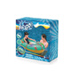 Bestway aufblasbare Kinderboot aufblasbares Boot Baby Schwimmring Kinder Sitz Spielzeugboot Wasser Wasser aufblasbare Spielzeug Kinder Unterwasserwelt schwimmendes Boot + kleine gelbe Pumpe