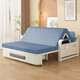 Hanchan-Faltsofa Bett integriert und zweizweckige Mehrfunktionen Teleskop-Klappbett Single-Pulling-Betttechnologie Tuch Katze Kratzen Stoffbett 0,82 Meter normales Modell + 5 cm Schwamm