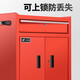 Yiming Hardware Tools Tin Cabinet Workshop Accessories Storage Rack Drawer Parts Box Multifunctional Thickened Repair Turnover Box Red Single Drawer Tool Cabinet (Casters with Lock)