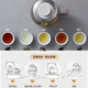 Bear tea kettle, health kettle, all-in-one stewing machine for home office, multifunctional fully automatic constant temperature scented tea kettle ZCQ-A08H2, tempered glass easy to clean + three tea making modes 0.8L