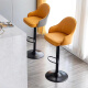 Ying Cunjian Bar Chair Modern Simple High Bar Stool Home Light Luxury Bar Chair Bar Lift Chair High Bar Stool Yellow Gray Color Matching