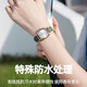 Julius watch female student 2025 new women's watch exam postgraduate entrance examination mute genuine leather waterproof quartz watch female watch 1484 rejected 'green' [silent time]