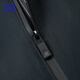 
ROMON Jacket Men's Spring and Autumn Jacket Solid Color Stand Collar Versatile Executive Business Casual Men's Clothing ii6 Dark Blue 3XL