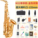 Angel of Sound E-flat alto saxophone instrument wind pipe for adult beginners professional performance examination model recommended by big players M21 gold | upgraded double ribs + double mouthpieces | + teaching
