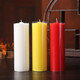 Pinzhide emergency lighting bold candle large candle large long pole daily candle emergency disaster prevention lighting white 2 pieces 5X16 cm