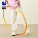 Mini Bala mini parent-child jumping pants for boys and girls loose high elastic sports pants autumn light khaki 50311 165