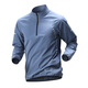 Allen Burton cycling suit men's windproof bicycle road mountain motorcycle suit top coat men's quick-drying sports long-sleeved commuting denim blue [windproof, quick-drying, loose] 2XL [160-180Jin [Jin equals 0.5 kg]]
