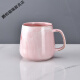 Pengbo Furui underglaze ceramic mug breakfast cup gold rim coffee cup milk cup couple creative cup souvenir pink single cup (without gold rim) 301-400m.L