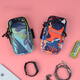 Raf core mobile phone strap arm Jinbaobei running mobile phone arm bag arm bag men and women thin arm bag storage sports arm cover XL printed summer forest