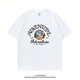 
BEBW American fashion brand summer printed short-sleeved T-shirt men's 2024 new loose retro versatile base shirt casual top fruit green T-shirt-3884 S [75-95Jin[Jin equals 0.5 kg]]