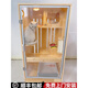 Cat villa with toilet integrated household extra large transparent cat nest that does not occupy an area cat cage solid wood panoramic cat villa cat climbing J3 model 90x60x120cm M medium size