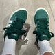 
Adidas casual shoes men's shoes women's shoes 2025 summer new Grand Court Alpha sports shoes low top shoes IH6187 green/spout upper 43