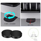 
14666 14667 3884S 14660S Certificate Binding Machine Knife Pad Conductive Rubber Pad Washer Deli 14666 Gasket/10 pieces