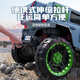 Jazz Coolpad Wrangler children's electric car can be used for adults, baby four-wheel drive off-road vehicle, boys and girls remote control toy electric car, top-end + pink + leather seat + luminous soft wheel + 12V12A
