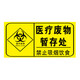 Jinguluo KZyy-121 medical waste label sticker infection pathochemical label domestic waste 3020cm green