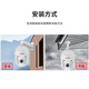 HikVision 6 pulgadas 2 millones de máquina de bola de red 4 millones Cabeza de cámara Poe de zoom 2DC6223/6423IW-D NINGUNO DS-2DC6423IW-A [4 millones de infrarrojos + modelo de fuente de alimentación