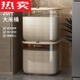 Rice barrel household insect-proof moisture-proof sealed rice box 20Jin [Jin equals 0.5 kg] Large capacity graded grain storage box 1585 1ml Light luxury green 10Jin [Jin equals 0.5 kg] Pack +20Jin [Jin equals 0.5 kg] Pack