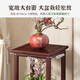 Mingzhu Nouvelle étagère de fleurs chinoises salon du sol de fleurs de plancher du sol en bois massif en bois neuf nouveau-pot de fleur haut de gamme grille étagère de fleur de luxe légère [une couche petite]]