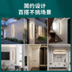 XMSJ outdoor wall light minimalist outdoor long strip light villa wall wall light courtyard column exterior wall washing light 9227-Rainproof model 9227-240cm-Three color light-