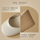 ZHR sandals for women, lightweight cowhide shoes for women, round toe heightening, heeling, women's series S223 nude color 37