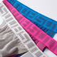 0850 men's thong cotton fabric fashionable breathable sexy comfortable thin low waist personalized sports double underwear gray L