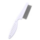 Bellega cat comb, dog mouth hair needle comb, straight comb to remove floating hair, dense tooth comb to remove fleas and dander, eye corner cleaning artifact, white small size
