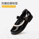 Dr. Jiang's Autumn Children's Ceremonial Shoes Soft Sole Princess Shoes Girls Performance British Style Black Leather Shoes Black 28 Foot Length Approximately 17.5-18.1