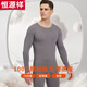 Hengyuanxiang Herbstkleidung und Herbsthose Herrenkämmer purer Baumwollrunde Hals Dünne Wärmeunterwäsche Basis Baumwollpullover-Unterwäsche-Unterwäsche-Anzug Kleidung und Hosen weißer XL (175) (Empfohlenes Gewicht 125-145jin [Jin gleich 0,5 kg]))