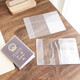 Moran Noel Passabdeckung Passport Schutzhülle Transparent eingedickte Passabdeckung Reisepassabdeckung Passzertifikat Pack 5 Packs transparent
